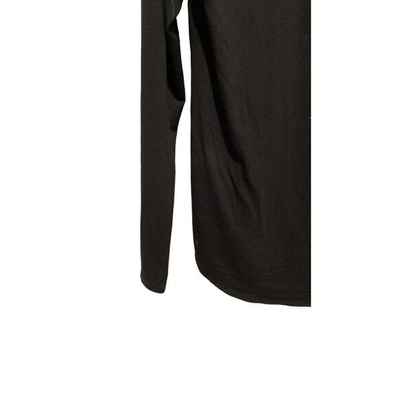 Eileen Fisher black v neck long sleeve top blouse. 92% Viscose 8% Spandex SP
C - Picture 5 of 6